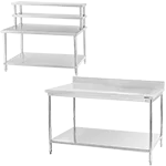 Stainless steel tables