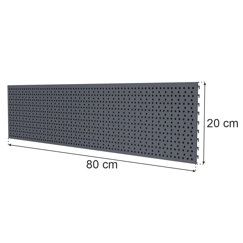 MAGO Shelves perforation 80x20cm