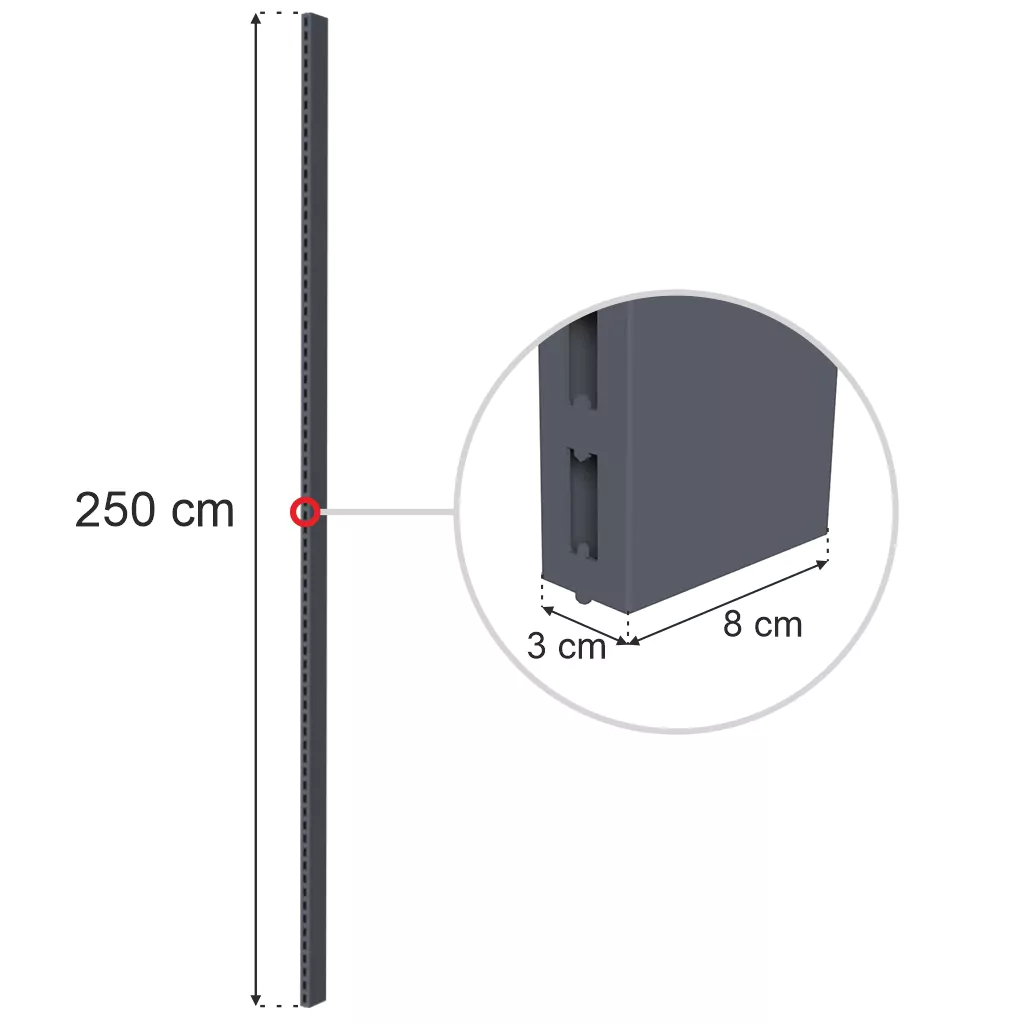 MAGO Shelf rack 250cm