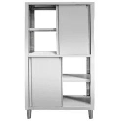 Stainless steel catering cabinet 100x50x180cm