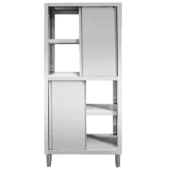 Stainless steel catering cabinet 80x50x200cm