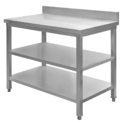 Stainless steel table 100x70x85cm