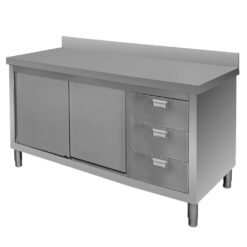 Nerūdijančio plieno stalas 180x60x85cm