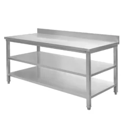 Stainless steel table 180x60x85cm