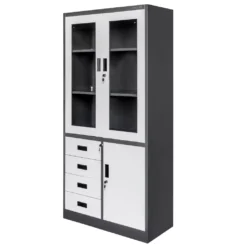 Office filing cabinet with drawers 90cm