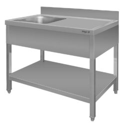 Nerūdijančio plieno kriauklė 100x70x85cm